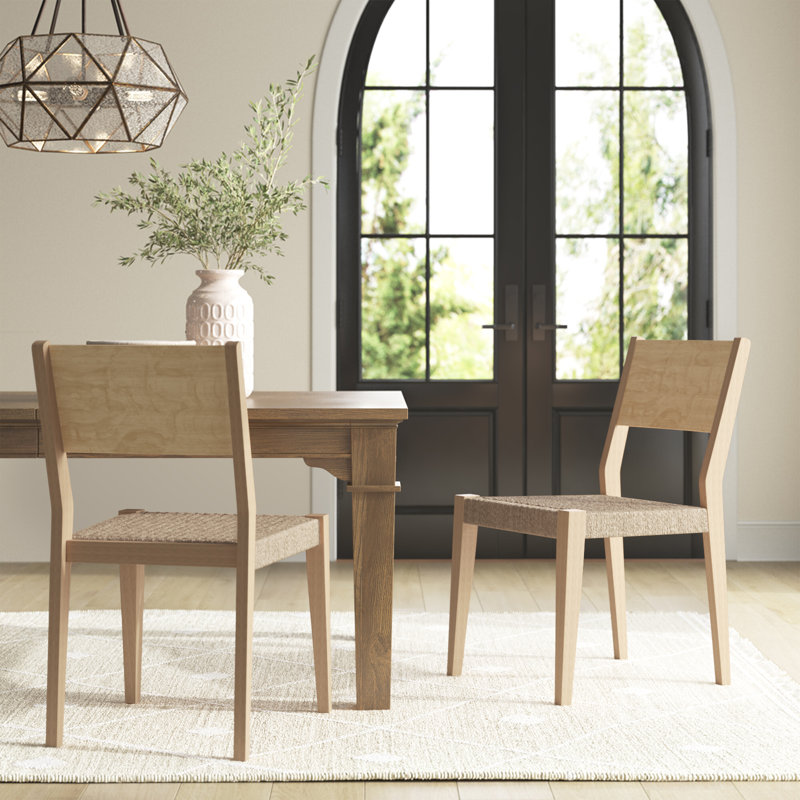 Joss & Main Alistair Solid Wood Solid Back Side Chair & Reviews Wayfair